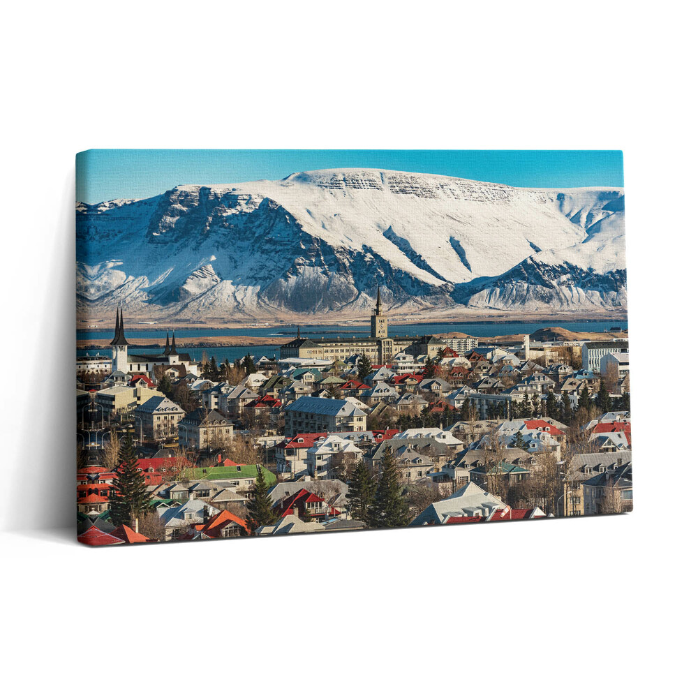 Tablou canvas 30x20 Vedere a orașului Reykjavík, Islanda