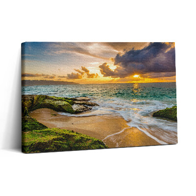 Tablou canvas 30x20 Plajă la apus