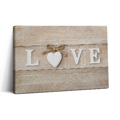 Tablou canvas 30x20 Inscripția dragoste