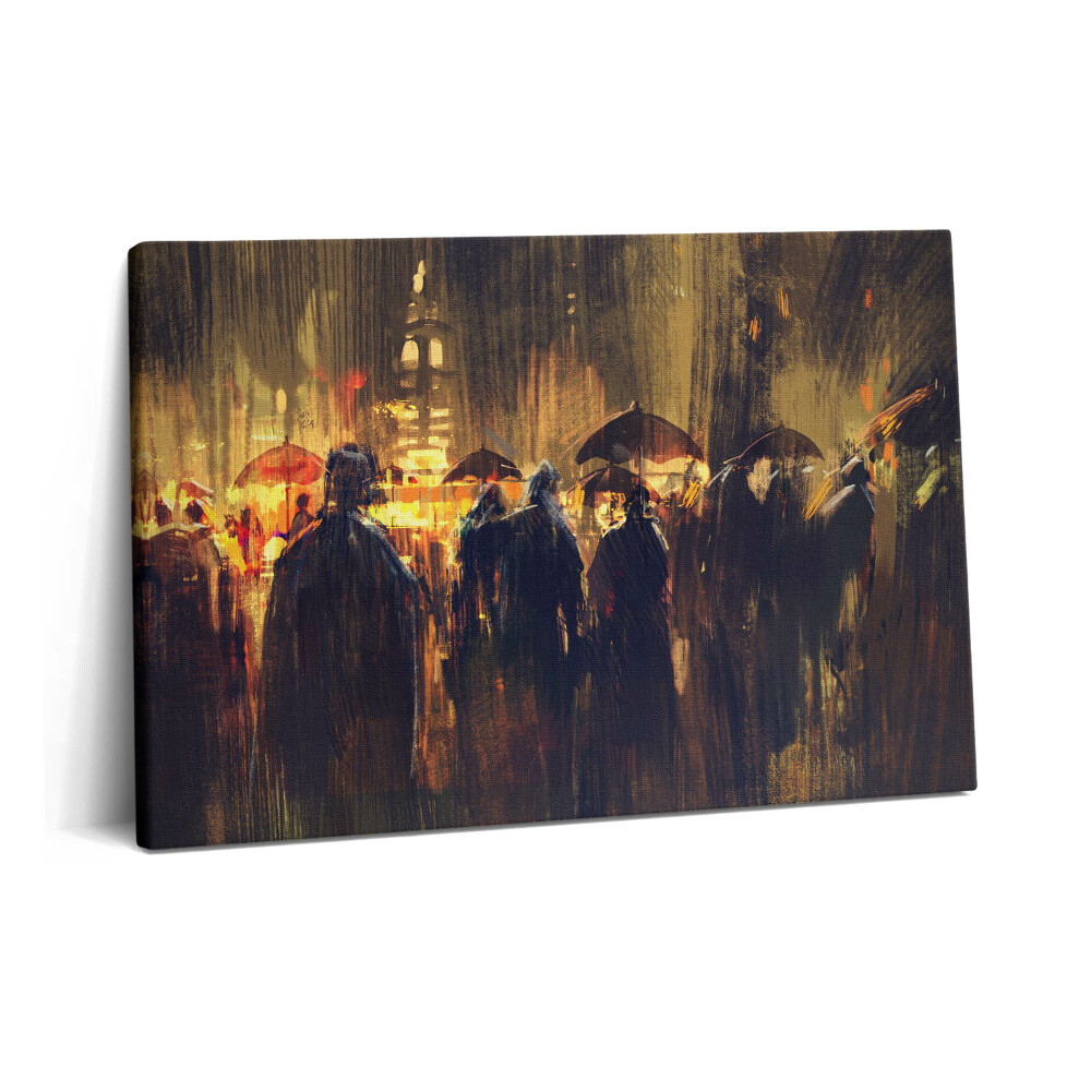 Tablou pe pânză 60x40 Impresionismul în artă - piață