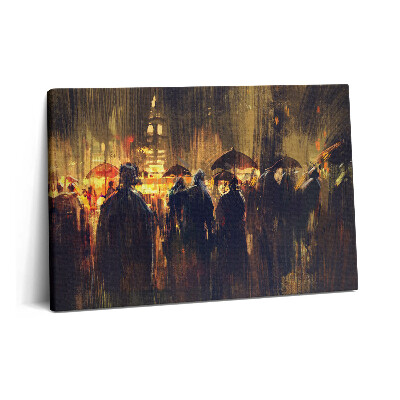 Tablou pe pânză 60x40 Impresionismul în artă - piață