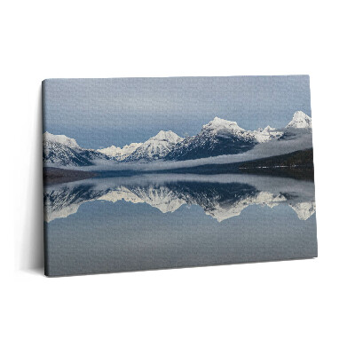 Tablou pe pânză 60x40 Reflexia munților în lac