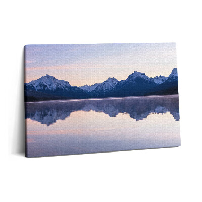 Tablou pe pânză 60x40 Reflexia munților în apă