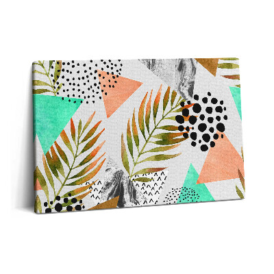 Tablou pe pânză 60x40 Model geometric abstract de vară