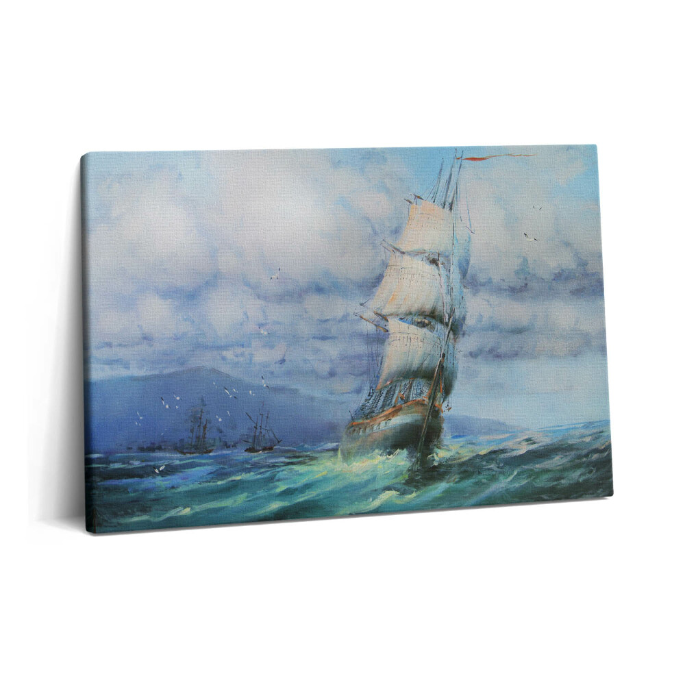 Tablou pe pânză 60x40 O corabie pictată pe apă
