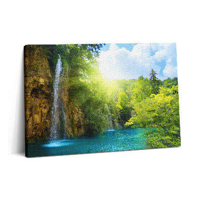 Tablou pe pânză 60x40 Peisajul Lagunei Albastre