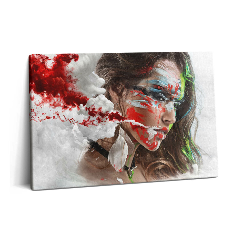 Tablou pe pânză 60x40 Portretul unei femei indiene