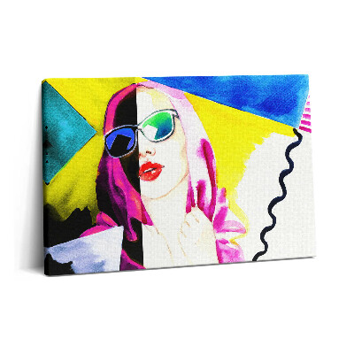 Tablou pe pânză 60x40 O femeie cu două fețe