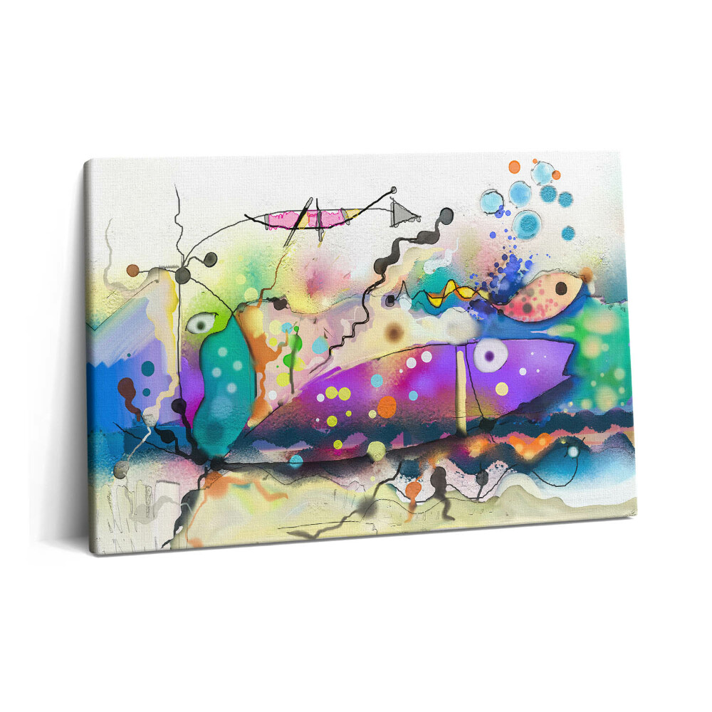 Tablou pe pânză 60x40 Imagine cu pești în mare