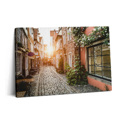 Tablou pe pânză 60x40 Stradă italiană printre clădiri