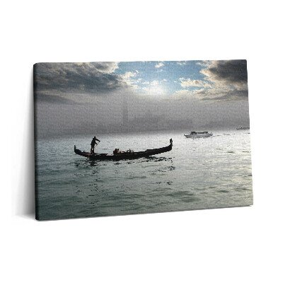 Tablou pe pânză 60x40 Gondole venețiene
