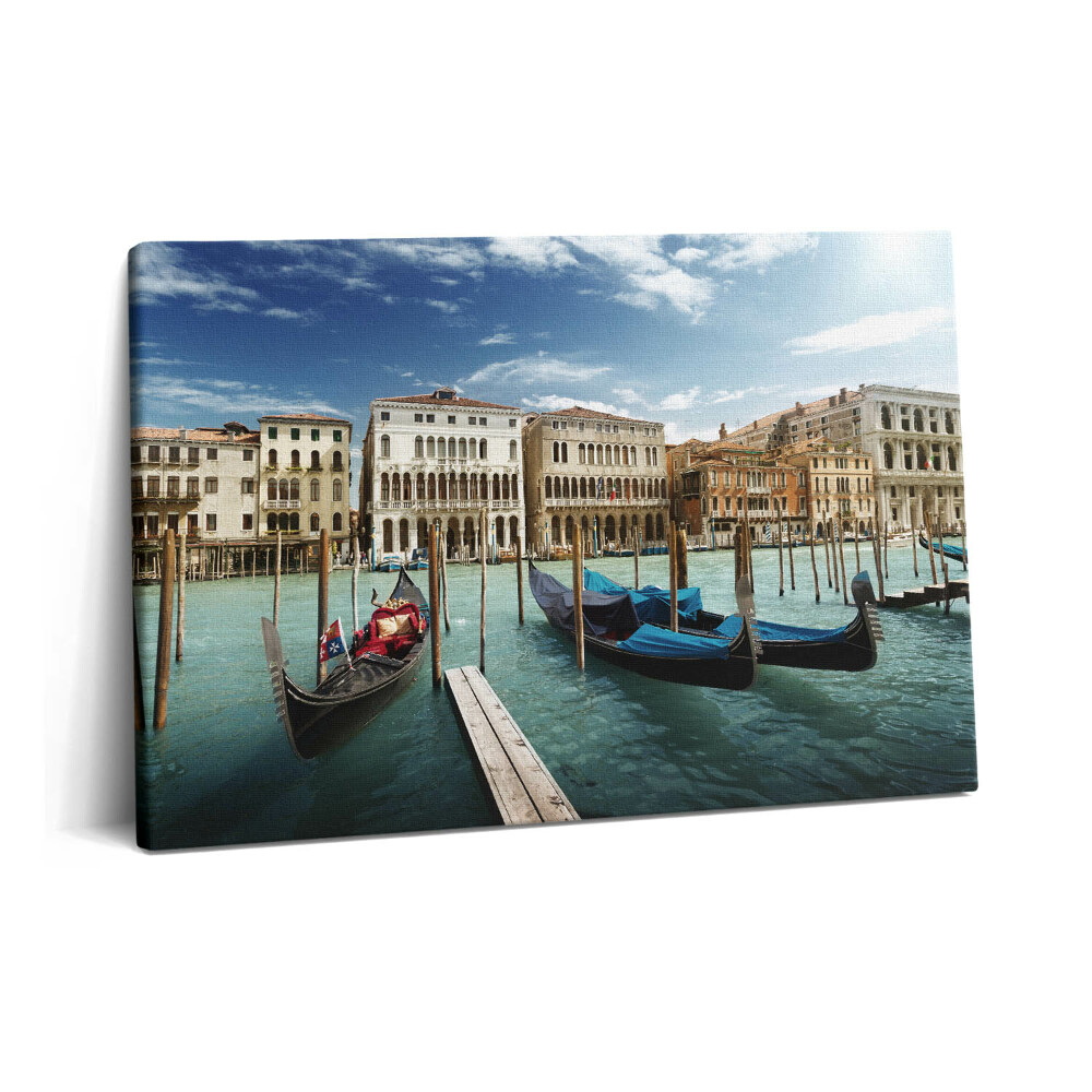 Tablou pe pânză 60x40 Gondole Veneția Italia