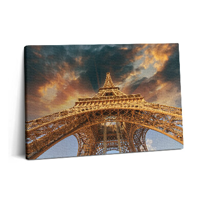Tablou pe pânză 60x40 Turnul Eiffel la soare