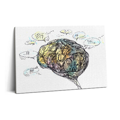 Tablou pe pânză 60x40 Reprezentarea artistică a creierului