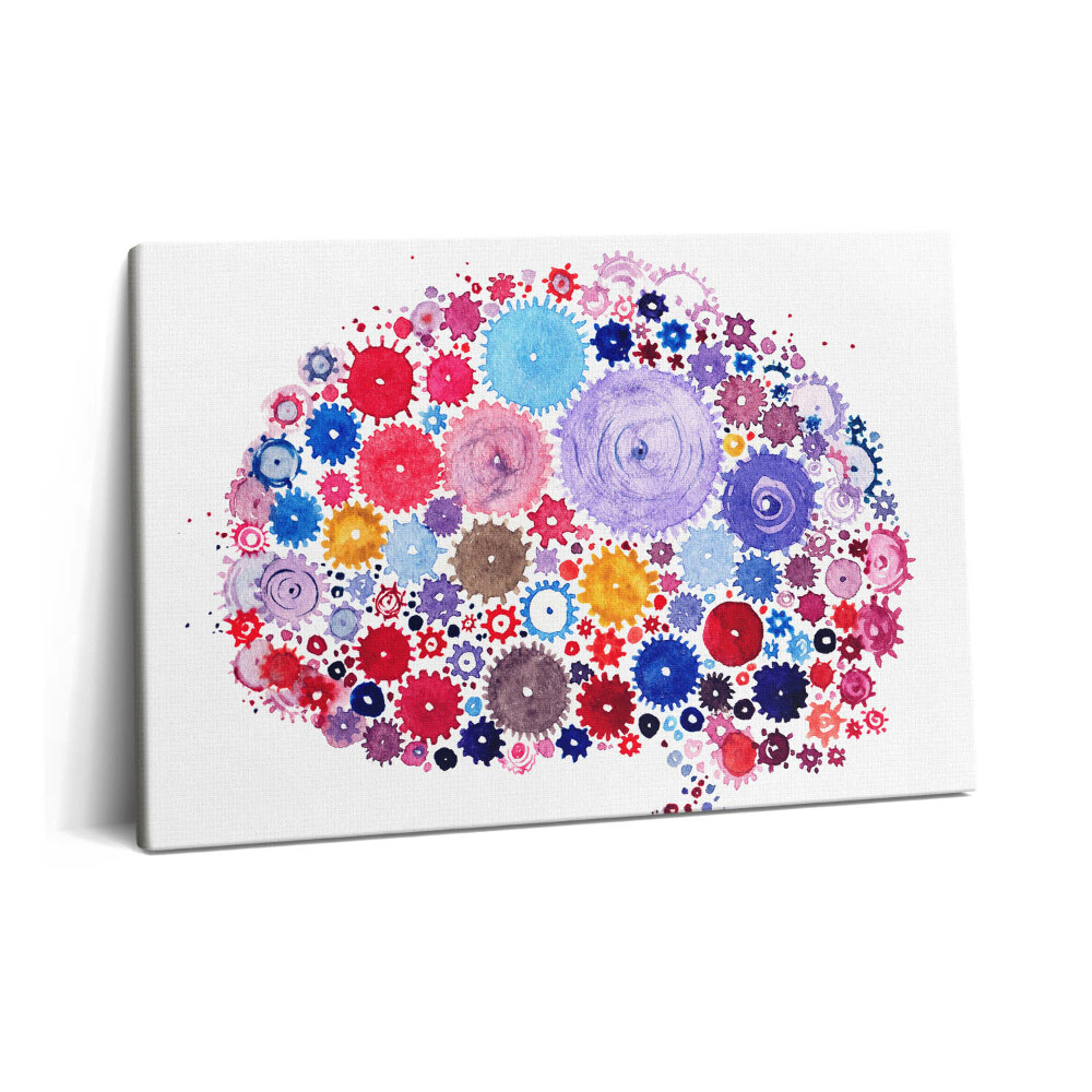 Tablou pe pânză 60x40 Abstracție colorată