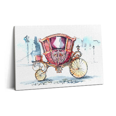 Tablou pe pânză 60x40 Vechea diligență a reginei
