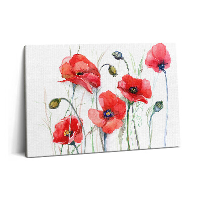 Tablou pe pânză 60x40 Arta picturii - Maci roșii
