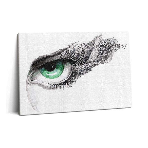 Tablou pe pânză 60x40 Abstracția ochiului uman