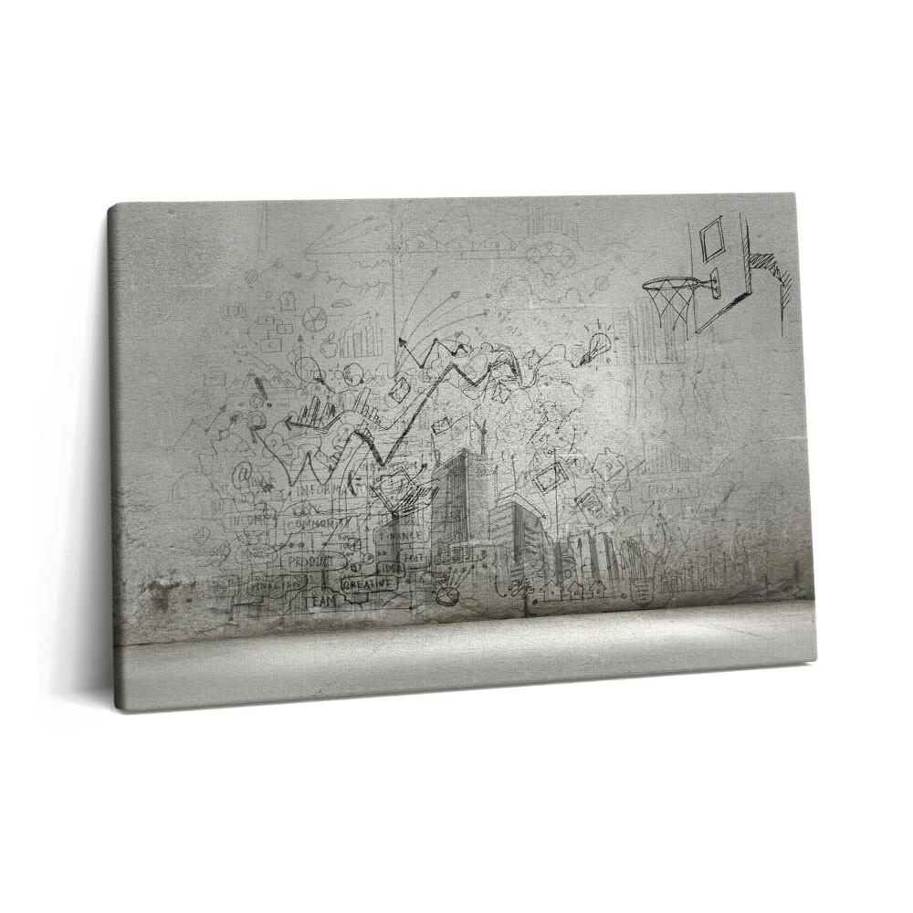 Tablou pe pânză 60x40 Schiță de oraș