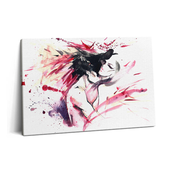 Tablou pe pânză 60x40 Abstracția a două persoane