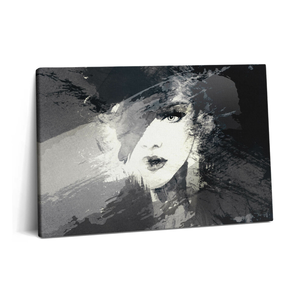 Tablou pe pânză 60x40 Femeie în stil acuarelă