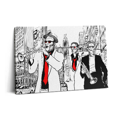 Tablou pe pânză 60x40 trupă de jazz
