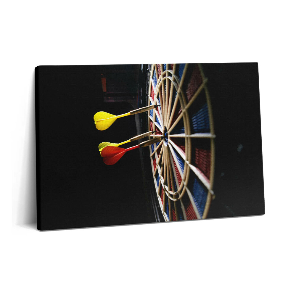 Tablou pe pânză 60x40 Darts și tablă de darts