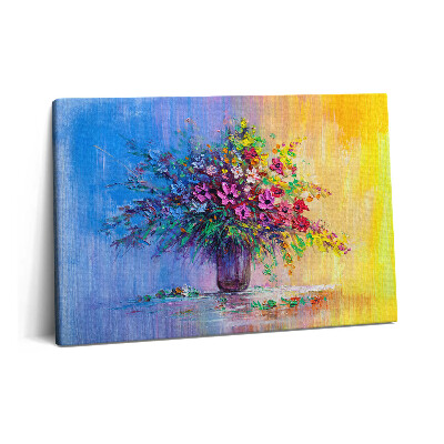 Tablou pe pânză 60x40 Flori într-o vază