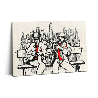 Tablou pe pânză 60x40 Jazzul în New York