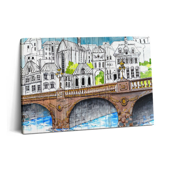 Tablou pe pânză 60x40 Cultura Graffiti Urban - Franța