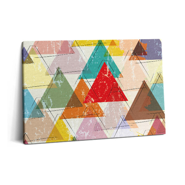Tablou pe pânză 60x40 Model geometric triunghiular