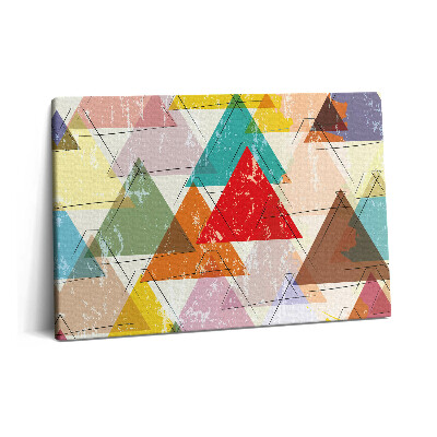 Tablou pe pânză 60x40 Model geometric triunghiular