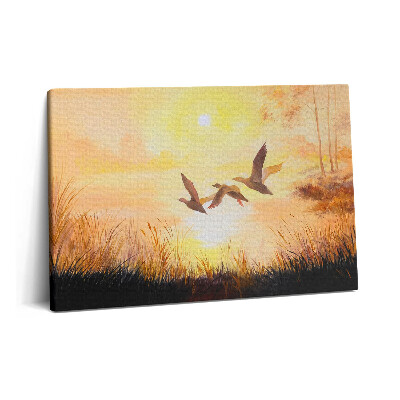 Tablou pe pânză 60x40 Macarale la apus