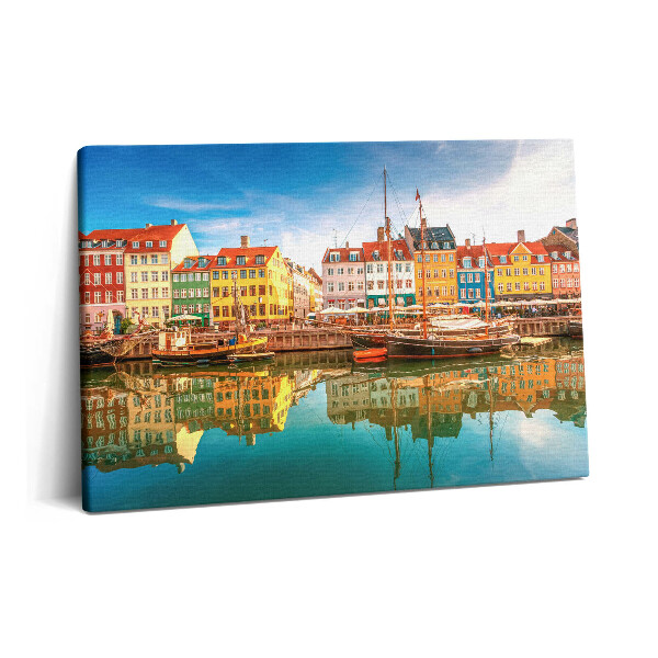 Tablou pe pânză 60x40 Orașul de lângă apă
