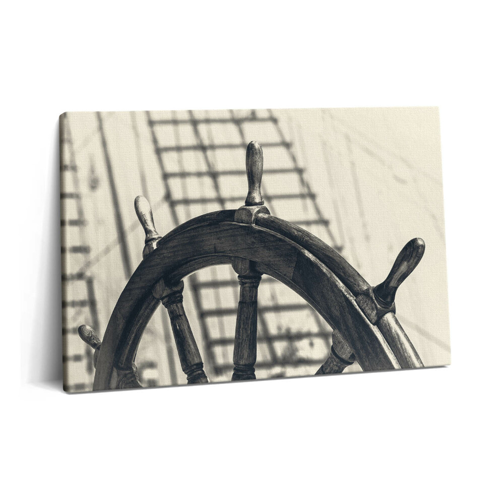 Tablou pe pânză 60x40 Navă veche în stil retro