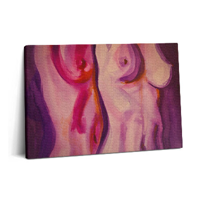 Tablou pe pânză 60x40 Pictura corpului și a sânilor feminini