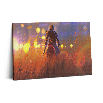 Tablou pe pânză 60x40 Cavaler cu o sabie