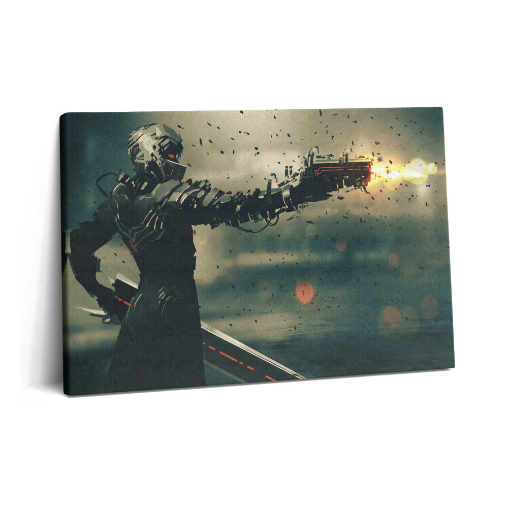 Tablou pe pânză 60x40 Ilustrație SF pentru jocuri
