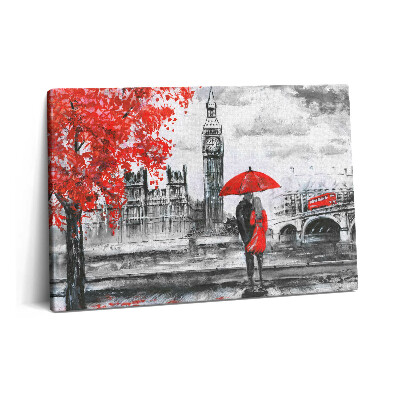 Tablou pe pânză 60x40 Orizontul Big Ben din Londra