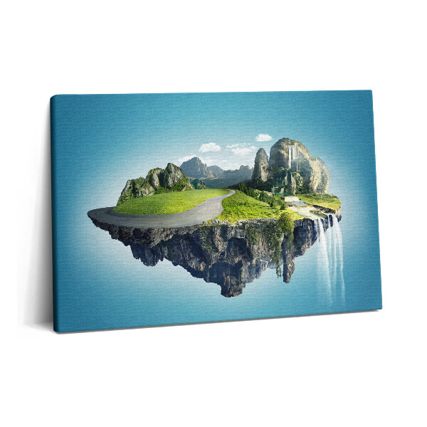 Tablou pe pânză 60x40 insulă zburătoare