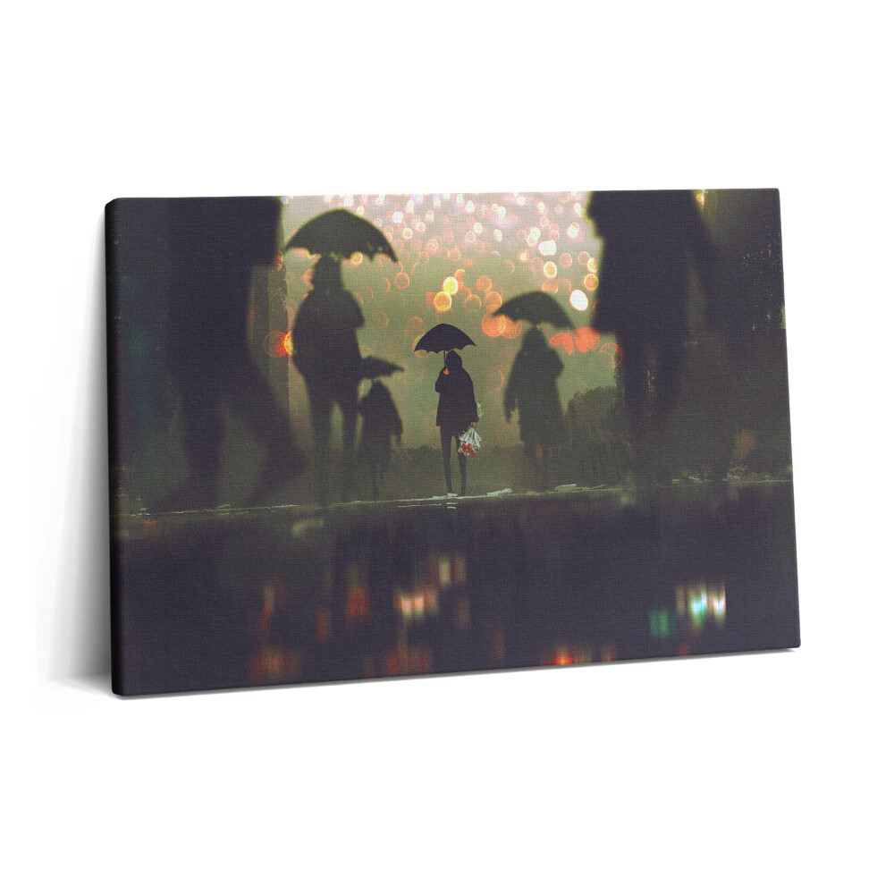 Tablou pe pânză 60x40 Oameni cu umbre