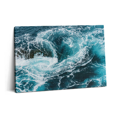 Tablou pe pânză 60x40 Valuri spumoase învolburate