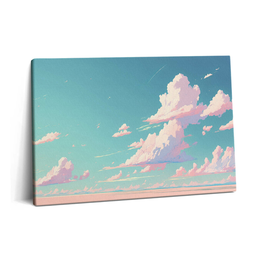 Tablou pe pânză 60x40 Culoarea pastelată a cerului
