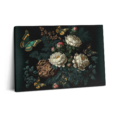 Tablou pe pânză 60x40 Model floral botanic