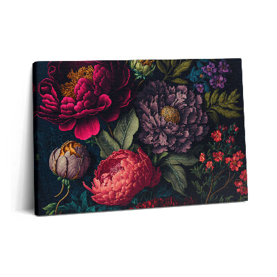 Tablou pe pânză 60x40 Buchet de flori botanice vintage