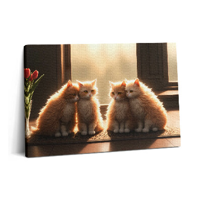 Tablou pe pânză 60x40 Pisicuțe dulci