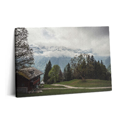 Tablou pe pânză 60x40 Vedere pitorească a munților