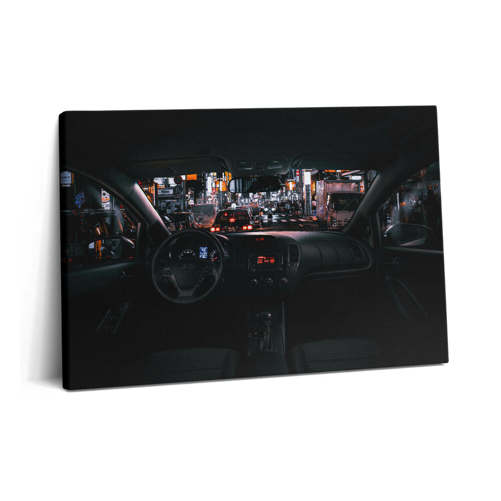 Tablou pe pânză 60x40 Mașină în Tokyo