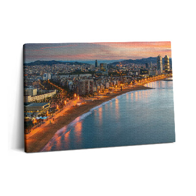 Tablou pe pânză 60x40 Plaja de Est a Barcelonei