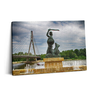 Tablou pe pânză 60x40 Monumentul Sirenei din Varșovia